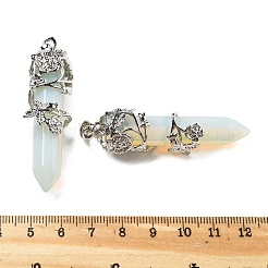Synthetic Opalite Big Pointed Pendants&nbsp;G-A172-16K