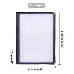 A4 Plastic Menu Book Protector&nbsp;AJEW-WH0237-11