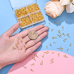 600Pcs Iron Screw Eye Pin Peg Bails&nbsp;IFIN-YW0003-80