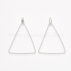 Tarnish Resistant 304 Stainless Steel Wire Pendants&nbsp;STAS-S103-12