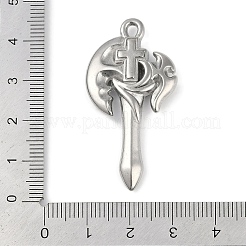 Non-Tarnish 304 Stainless Steel Pendants&nbsp;STAS-Q328-01P-01