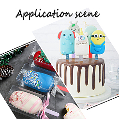 30Pcs 10 Colors Reusable Acrylic Paillette Cakesicle Sticks&nbsp;DIY-GA0002-46