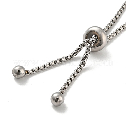 Non-Tarnish 304 Stainless Steel Round Cabochon Setting Bracelets&nbsp;LS-DIY-Z026-01C