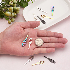 10Pcs 5 Colors 304 Stainless Steel Pendants&nbsp;FIND-BY0001-02