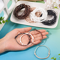 60Pcs 4 Colors Adjustable Korean Waxed Polyester Cord Bracelet Making&nbsp;AJEW-CW0001-05