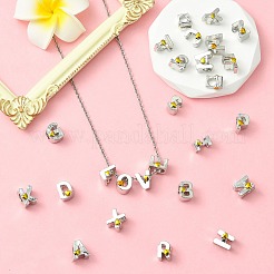 26Pcs 26 Styles Zinc Alloy Enamel European Beads&nbsp;FIND-CJ0004-01