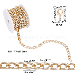 DIY Chain Necklace Making Kits&nbsp;DIY-CA0002-78LG