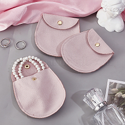14Pcs Velvet Jewelry Storage Bags with Snap Buttons&nbsp;ABAG-GA0001-34A