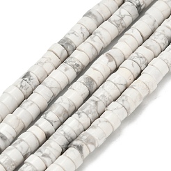 Natural Howlite Beads Strands&nbsp;G-Z110-A29-2x4mm