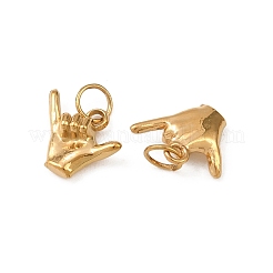 304 Stainless Steel Charms&nbsp;STAS-G364-09G