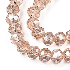 Electroplate Glass Beads Strands&nbsp;EGLA-A034-T10mm-A29