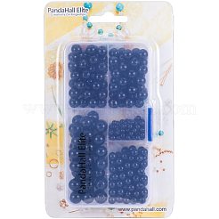 316 Pcs Synthetic Black Stone Round Beads Sets&nbsp;G-PH0019-03