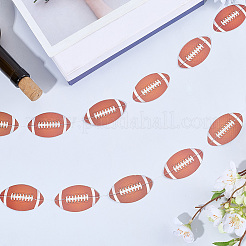 Rugby Decoration Paper Hanging Banners&nbsp;AJEW-SP0004-84