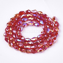 Electroplate Glass Beads Strands&nbsp;EGLA-T013-05I