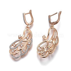 (Jewelry Parties Factory Sale)Brass Micro Pave Cubic Zirconia Jewelry Sets&nbsp;SJEW-F189-15KCG