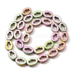 Electroplated Synthetic Non-magnetic Hematite Beads Strands&nbsp;G-L613-Z01-03J