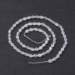 Electroplate Glass Beads&nbsp;X-GC885Y-3