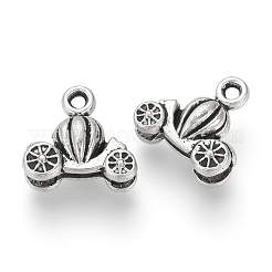 Tibetan Style Alloy Charms&nbsp;X-TIBEP-Q076-066AS-RS