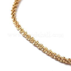 Ion Plating(IP) 304 Stainless Steel Chain Necklaces&nbsp;NJEW-Q335-14G