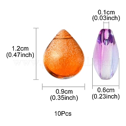 Electroplate Transparent Glass Beads&nbsp;EGLA-YW0001-57
