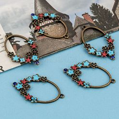 Alloy Enamel Pendants&nbsp;ENAM-EA10958Y-AB-1