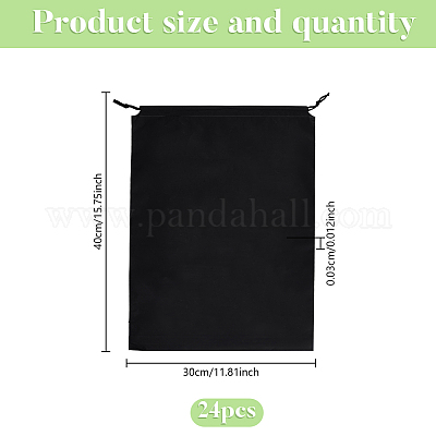 24Pcs Polyester Storage Drawstring Bags&nbsp;ABAG-GO0001-08-1