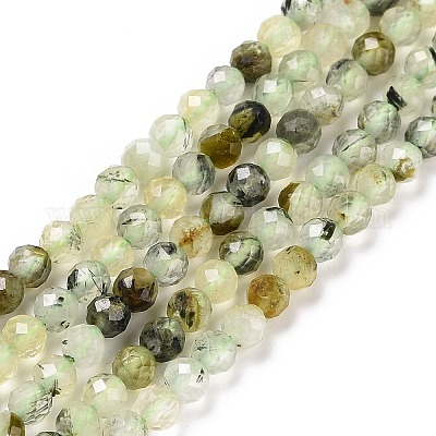 Natural Prehnite Beads Strands&nbsp;G-C009-A20-1