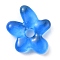 Glass Beads, Starfish, Dodger Blue, 18.5x17x4.5mm, Hole: 3.8mm