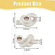 2Pcs 2 Styles Ceramic Candle Holder&nbsp;AJEW-FH0004-10-2