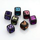Solid Color Initial Acrylic Beads&nbsp;MACR-Q167-6x6mm-M-1