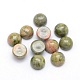 Natural Unakite Cabochons&nbsp;G-P393-R31-4MM-1