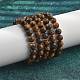 Natural Tiger Eye Bead Stretch Bracelets&nbsp;BJEW-K212-C-028-3