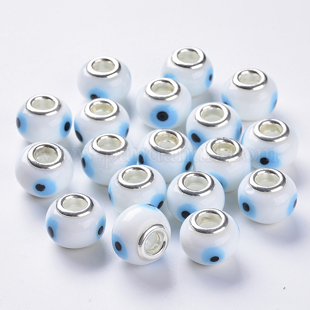 Perlina MATERIA Beads Farfalla Viennagold In Argento 925, Lucida, 10x9,7 Mm, Per Bracciali European Beads E Collane. - 2