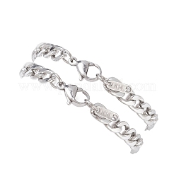 2Pcs 304 Stainless Steel Connector Charms Link  Bracelets&nbsp;BJEW-JB12935