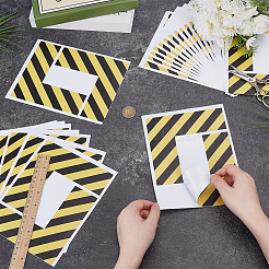 50Pcs PVC Self-Adhesive Safety Labels&nbsp;DIY-OC0016-18