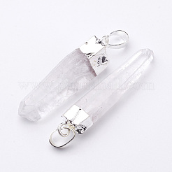 Natural Quartz Crystal Pendants&nbsp;G-D140-16