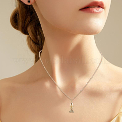 10Pcs 2 Colors Brass Micro Pave Clear Cubic Zirconia Pendants&nbsp;KK-BBC0023-48