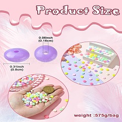 Plastic Spacer Beads&nbsp;KY-CJC0012-07
