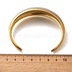 304 Stainless Steel Cuff Bangles for Women&nbsp;BJEW-F489-01