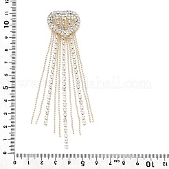 Brass Rhinestone Cabochons&nbsp;KK-I715-12G-01
