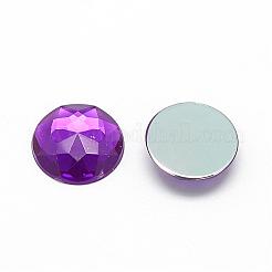Acrylic Rhinestone Flat Back Cabochons&nbsp;GACR-Q008-25mm-13