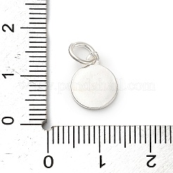 925 Sterling Silver Crimson Enamel Pendants&nbsp;STER-C014-01D-S