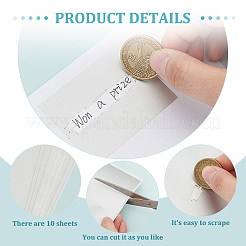 Adhesive Sticker Coated Scratch Off Film Password Sticke&nbsp;DIY-WH0569-90A