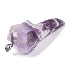 Natural Amethyst Big Pendants&nbsp;G-Q172-12B