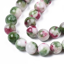Natural Dyed Persian Jade Gemstone Bead Strands&nbsp;G-R271-8mm-XP06