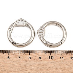 Zinc Alloy Spring Gate Rings&nbsp;AL-CBAC079-04P