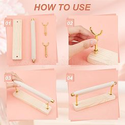 Wood Rings Displays Set&nbsp;AJEW-WH0250-35