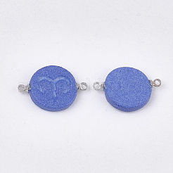 Handmade Porcelain Links connectors&nbsp;PORC-T002-124J