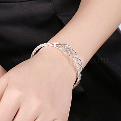 Trendy Brass Cuff Bangles&nbsp;BJEW-BB31056