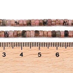 Natural Rhodonite Beads Strands&nbsp;G-G345-C16-2x4mm